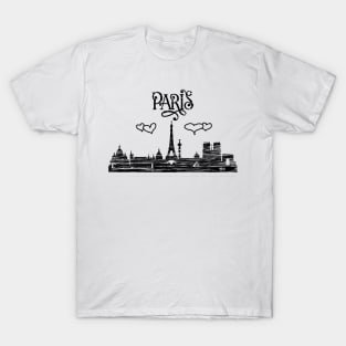 Paris - World Cities Series by 9BH T-Shirt